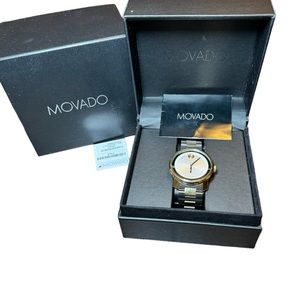 Movado two tone mens watch Gold/Silver
